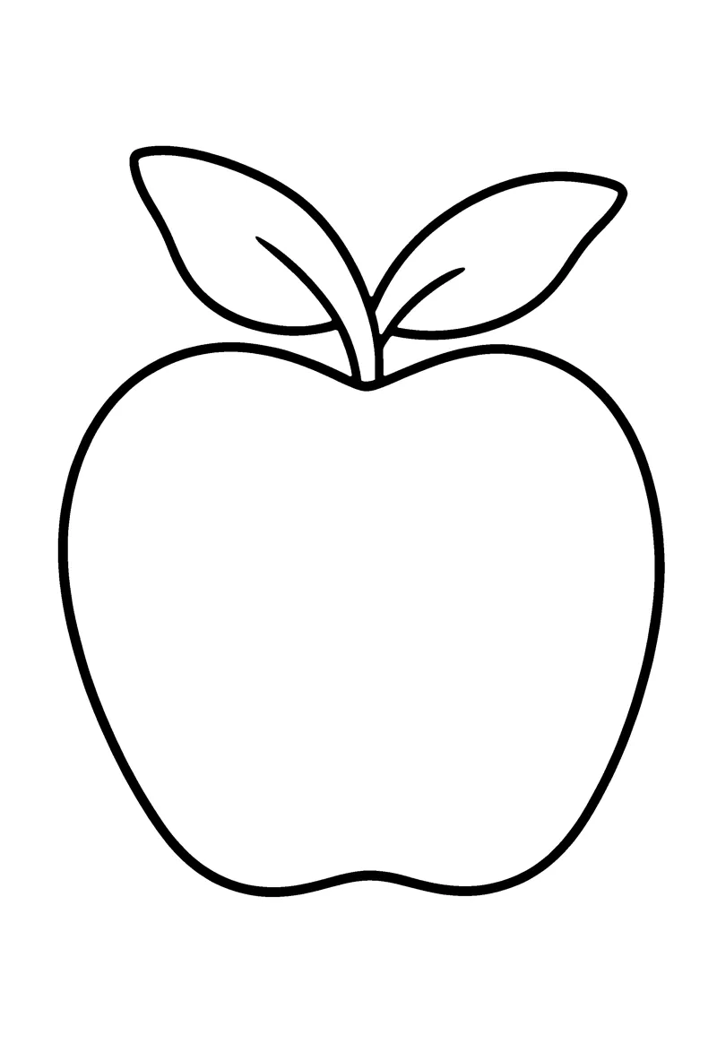 Fruit Coloring Pages for Toddlers coloring page preview